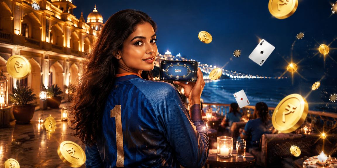 Indian cricket fan placing a bet on mobile